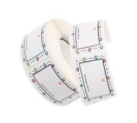 Luxshiny Etiquetas Adhesivas Impermeables para Congelador Rectangulares Removibles sin Residuos Compatibles con Bolsas Frascos y Envases de Cocina para Organización Frío