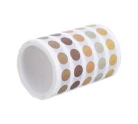 Luxshiny Etiquetas Adhesivas Redondas para Planificadores y Cuadernos Diseño de Lunares, Papel Liso y Codificación de Colores para Uso en Aula o Diario Minimalista