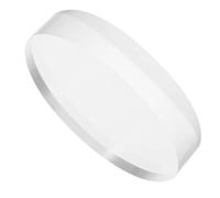 Luxshiny Exhibidor Acrílico Transparente Redondo 10x2 Cm Base para Joyas y Cosméticos Soporte Decorativo Organizador de Escritorio para Hogar y Oficina