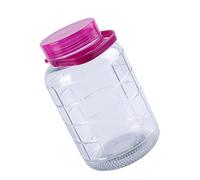 Luxshiny Frasco de Vidrio de 3l para Alimentos Secos y Encurtidos, Cuerpo Transparente que No Absorbe Sabores, Adecuado Cocina del Hogar