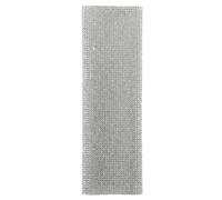 Luxshiny Funda Mango Inalámbrico Plata para Micrófono de Mano | Patrón de Rhinestone, Plástico Ligero, Uso en Varios Entornos, para Hosts y Performers