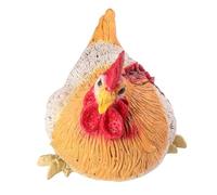 Luxshiny Gallina Decorativa Detalles Finos y Aspecto Espeluznante de Halloween Realista de Vinilo para Decoración de Casa Encantada y Fiesta Temática
