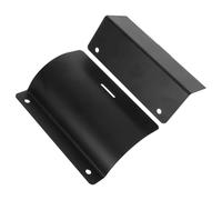 Luxshiny Gancho de Pared para Escalera Negro de Acero Inoxidable Fijación Doble y Orificios Preperforados para Taller Profesional y Organización de Garaje