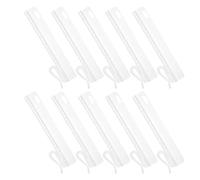 Luxshiny Ganchos para Cortinas Gruesas Ajustables 35 Piezas Clips de Plástico 9.5 Cm para Cortinas de Ventana Ganchos de Trinquete Resistentes y Baño