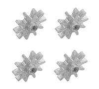 Luxshiny Gear Wheel Set 4pcs Metal 4.30x4.30x1.20cm for Mini Vending Machines Suitable for Coin-Operated Devices