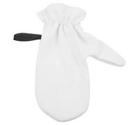 Luxshiny Guantes Autobronceadores para Loción Autobronceadora de Pu Blanco, Aplicador Antideslizante Espalda Aplicación Uniforme y Fácil Limpieza, Adecuado para Cuidado Corporal