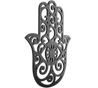Luxshiny Hamsa Decoración De La Pared De La Mano Geometría Sagrada Arte De La Pared Símbolo De Hamsa Tapices De Pared Mal De Ojo Fatima Mano Quiromancia Escultura De Mano Para