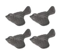 Luxshiny Herramienta de Cocina de Hierro Natural en Forma de Pájaro 4 Piezas para Cocinar Seguro y Fácil Cuidado Adecuado para Deportistas y Embarazadas Cocina