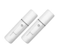 Luxshiny Humidificador Facial Portátil para Mujeres 2piezas Capacidad de 20ml y Batería 550mah, Rociador de Belleza para Limpiar y Humectar la Piel, Adecuado para Yoga