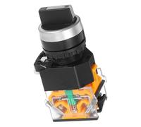 Luxshiny Interruptor Giratorio de 3 Posiciones La38-11x2, Selector Rotatorio Autobloqueante, Voltaje Ac 0-440 V, Control Industrial para Transferencia de Energía y Gestión Eléctrica