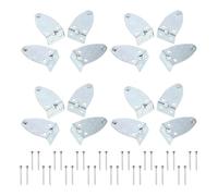 Luxshiny Juego de 16piezas Soportes Metálicos para Persianas Horizontales y Puerta con Tornillos Incluidos Estabilidad y Sustitución Confiable para Persianas de Ventana