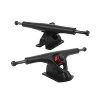 Luxshiny Juego de 2 Ejes de Patineta de Calle en Aleación de Aluminio Negro, Kit de Hardware Resistente para Uso en Interiores y Exteriores, Adecuado para Principiantes y Expertos