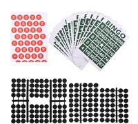 Luxshiny Juego de Bingo 1 Set Tarjetas Numéricas de Papel y Plástico Accesorio para Mejorar Habilidades Sociales y Cognitivas para Fiestas y Reuniones Familiares