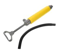 Luxshiny Juego de Bomba de Achique Manual para Kayak Mango Ergonómico y Plástico Resistente, Práctica Bomba de Agua Amarilla para Evitar Inundaciones en Actividades Acuáticas