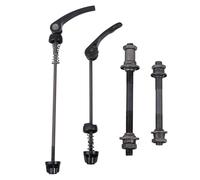 Luxshiny Juego de Brochetas de Liberación Rápida para Bicicleta de Montaña y Carretera, Eje Hueco Delantero y Trasero Metálico, Cierre Rápido Práctico para Ruedas, Accesorios de Ciclismo