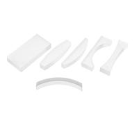 Luxshiny Juego de Lentes Ópticas Cóncavas y Convexas para Experimentos Científicos, 6 Piezas de Vidrio Alta Precisión para Enseñanza de Física en Laboratorio Escolar