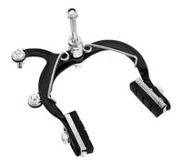 Luxshiny Juego de Pinzas de Freno Delantero para Bicicleta Carretera y Montaña Abrazadera C de Freno Reforzada Color Negro de Llanta Repuesto Compatible y Seguro para Ciclismo al Aire