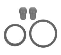 Luxshiny Kit de 4 Piezas de Repuestos para Estetoscopio Diafragma y Puntas de Silicona Grises, Accesorios Compatibles para Estetoscopio Pediátrico y Adulto, Adecuado para Uso Profesional