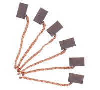 Luxshiny Kit de Escobillas de Motor Eléctrico 4X5X8 MM, 6 Unidades de Escobillas de Carbón, Alto Contenido de Cobre, Repuesto para Motores de Elevalunas y Ventiladores en Automóviles