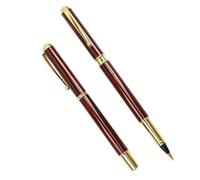 Luxshiny Kit de Pluma Estilográfica Pincel de Pelo Reemplazable, Acero Inoxidable, Ligero Caligrafía y Escritura Artística