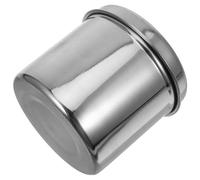 Luxshiny Lata de Acero Inoxidable 304 de 9 Cm para Ungüentos y Apósitos, Recipiente Hermético para Bolas de Algodón y Gasas, Contenedor Resistente y Anticorrosión para Uso Clínico