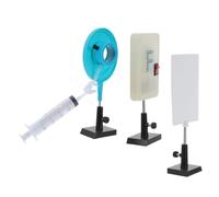 Luxshiny Lente Óptica de Agua con Zoom, Equipo de Experimentos Ópticos, Plástico, Ajuste Adaptable de Lente, Montaje Sencillo, para Estudiantes y Alumnos, Laboratorio Escolar y Ciencia