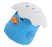 Luxshiny Limpiador de Vapor para Microondas y Refrigerador en Cocina Hogar, Accesorio Azul de Pp Forma de Pato que Disuelve Grasa y Prolonga Eficiencia