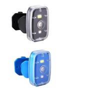 Luxshiny Luz de Advertencia Recargable USB para Bicicleta, 2 Unidades Mini Estroboscópicas para Actividades al Aire Libre y Correr de Noche, Accesorios Reflectantes para Color Aleatorio
