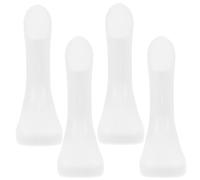 Luxshiny Maniquí Infantil de Pie Blanco de 11 Cm para Exhibición de Zapatos y Calcetines, Plástico Seguro y Confiable, Paquete de 4 Piezas para Tienda