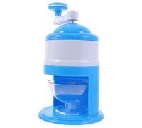 Luxshiny Máquina Manual de Hielo Picado para Granizados, Uso Doméstico Azul