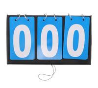 Luxshiny Marcador de Escritorio Portátil para Fútbol y Baloncesto, Ligero PVC Tres Dígitos Digitales, Adecuado para Eventos Deportivos en Interiores y Exteriores