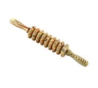 Luxshiny Masajeador Manual de Madera Multifuncional 9 Rodillos para Masaje Abdominal y Corporal Completo Uso Diario para Personas Ocupadas Dificultad Piernas