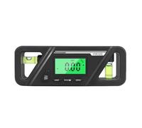 Luxshiny Medidor Angulos Digital con Pantalla Lcd, Transportador Portátil de Plástico para Medición Precisa en Decoración de Jardín y Helicópteros
