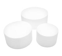 Luxshiny Molde de Espuma para Pastel Reutilizable Redondo 3 Piezas para Escaparate de Tienda y Decoración de Fiesta Diámetro 15-25 CM y Altura 10 CM