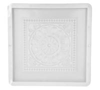 Luxshiny Molde Práctico para Adoquines Cuadrados 40X40X3,5 CM Diseño Chino Antiguo para Pavimentos de Cemento en Terrazas y Zonas Exteriores