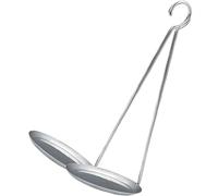 Luxshiny Moldes para panqueques, 2 piezas de aperitivos japoneses, cuchara para freír, molde redondo para panqueques, camarones fritos, pasteles, cuchara de albóndiga, cuchara de acero inoxidable,