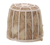 Luxshiny Nido para Pájaros de Cría Mezcla de Paja y Yute Natural, Cesta para Incubar Periquitos y Loros, Accesorio para Jaulas Que Promueve Comportamiento Natural y Seguridad Eclosión