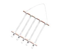 Luxshiny Organizador de Pared y Obsequio de Inauguración de Casa para Pinzas y Lazos de Pelo, Soporte Ligero de Material Sintético en Tela, Adecuado para Sala