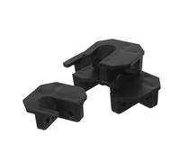 Luxshiny Patas de Repuesto Pie de Silla de Camping 4 Piezas para Sillas de Camping Plástico Negro 5x5x2cm y Evita el Movimiento y Protege para Camp Stool Lawn Chair y Actividades de Playa