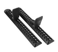 Luxshiny Pedal de Kayak Estribo de Kayak Ajustable Plástico de Goma Negro Diseño Fácil de Instalar y Bote de Goma Uso Exterior