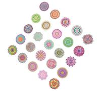 Luxshiny Pegatinas de Mandala para Cuaderno y Portátil, PVC, 2 Juegos | Decorativas y Prácticas, Fáciles de Despegar, sin Residuos, para Maleta y Botella, 50 Hojas por Juego