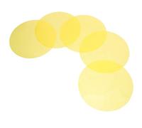 Luxshiny Películas Plásticas Transparentes 5 Piezas de Láminas de Gel para Iluminación Cálida 10 CM para Focos Empotrables y Decoración Ambiental Interior