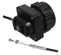 Luxshiny Perilla de Plástico Negro para Bicicleta Estática de Resistencia Ajuste, Diseño para Entrenamiento en Espacios y Apartamentos