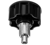 Luxshiny Perilla Giratoria de Bola Negra Rosca Métrica para Bicicleta Estática, Tornillo de Ajuste de Altura, Accesorio de Repuesto para Fitness y Equipo de Gimnasio Profesional