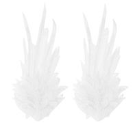 Luxshiny Pinza Pelo Alas Decorativas Bordadas en Algodón y Lino, Diseño Elegante y Cómodo para Sesiones de Fotografía y Cosplay