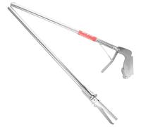 Luxshiny Pinza Plegable de Acero Inoxidable para Atrapar Serpientes, Herramienta de Clip Antideslizante para Jardín y Manejo Seguro de Reptiles, Abrazadera Resistente para Cazadores