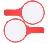 Luxshiny Pizarra Pequeña de Mano para Votación, 2 Piezas, Soporte Portátil Ligero, para Actividades Escolares y Subastas en Clase