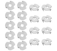 Luxshiny Placa de Repuesto de Acero Inoxidable 50 Piezas para Molinillo de Pimienta Fijación de Tres Puntas Estabilidad Duradera y Limpieza Óptima para Cocina en Casa