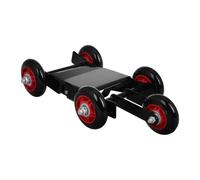 Luxshiny Plataforma Rodante para Mover Vehículos Ligeros como Bicicletas Eléctricas y Triciclos, 5 Ruedas y Diseño Compacto para Uso en Garajes y Transporte Color Aleatorio