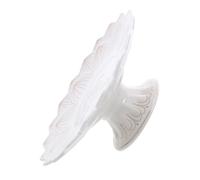 Luxshiny Plato de Fruta Budista de Cerámica de 18cm Base, Bandeja Práctica para Ofrendas en Templo y Decoración Elegante